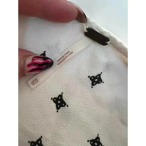 Free people talluhah mini dress boho floral 3/4 sleeve v neck size xs - Picture 8 of 10